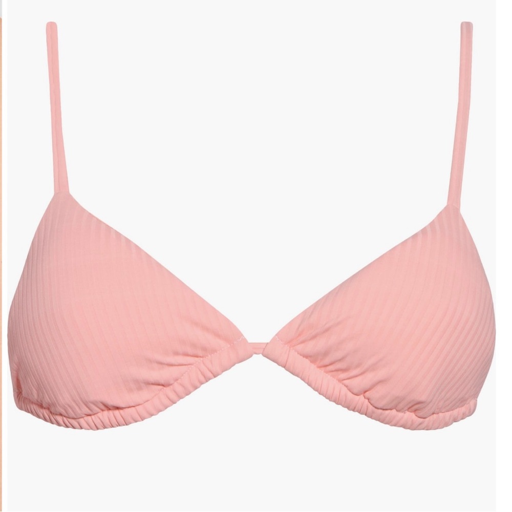NWT Vitamin A Pink Coral Bikini Top and Bottoms Size Large - Picture 4 of 10